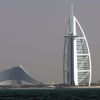 Lyxhotellet Burj al-Arab i Dubai