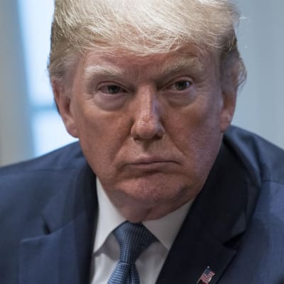På bilden syns USA:s president Donald Trump.