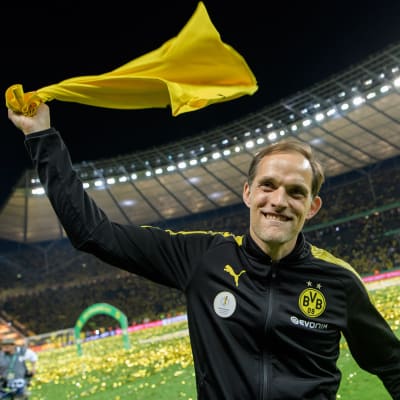 Thomas Tuchel efter cupsegern, maj 2017.