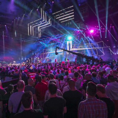 Globen under Eurovision 2016.