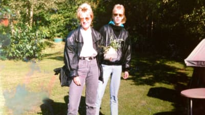Ann-Sophie Sandström och Peter Sandström 1987