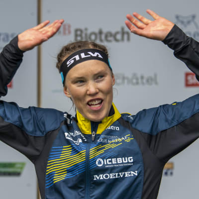 Tove Alexandersson jublar.