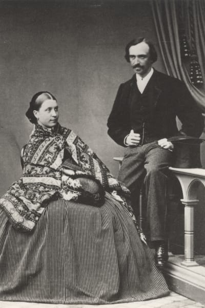 C.G.E. Mannerheims föräldrar Hedvig Charlotta Hélène Mannerheim (född von Julin) och Carl Robert Mannerheim.