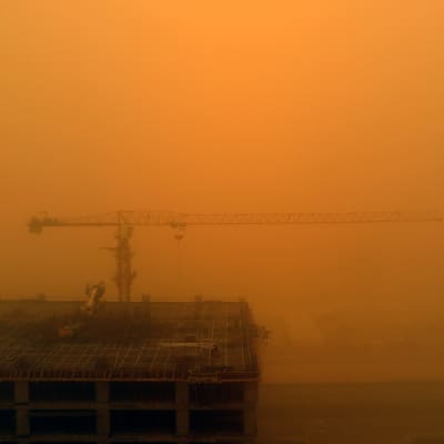Sandstorm i Dubai 2.4.2015.