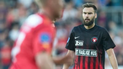 Tim Sparv i FC Midtjylland våren 2018.