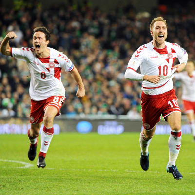 Danmark avancerade till VM-slutspelet i fotboll.