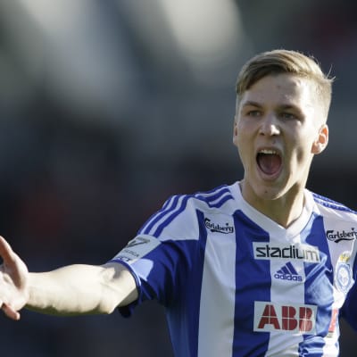 HJK:s Lucas Lingman kan bli en av ligasäsongens stora kometer.