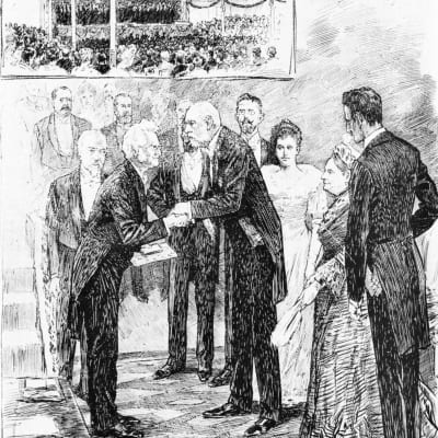 Bjørnstjerne Bjørnson tilldelades Nobelpriset i litteratur 1903