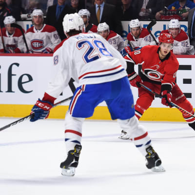 Sebastian Aho gjorde ett mål mot Montreal.
