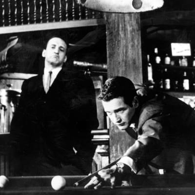 Paul Newman elokuvassa Suurkaupungin hait, taustalla George C. Scott