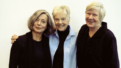 Åsa Moberg, Märta Tikkanen och Birgitta Stenberg fotograferade av Ulla Montan. 