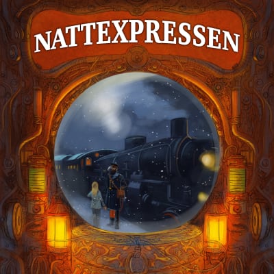 Pärmen till Karin Erlandssons och Peter Bergtings bok "Nattexpressen".