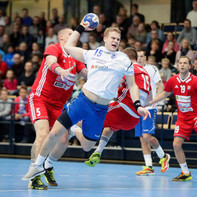 Richard Sundberg i landslagströjan.