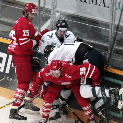 Finland och Danmark brottades i en träningsmatch i Villmansstrand.