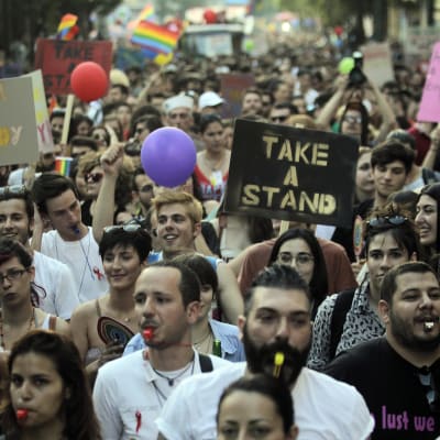 Hbtq-aktivister  i Grekland har länge kämpat för att kunna registrera partnerskap