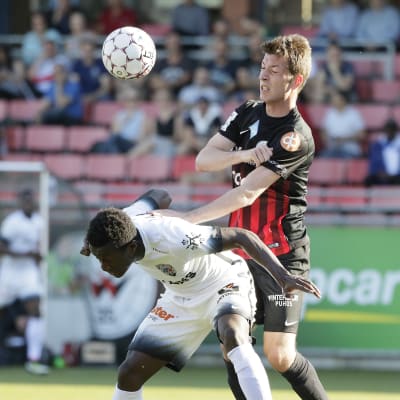 Altin Ademaj och Solomon Duah, PK-35 - FC Inter, maj 2016.