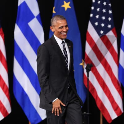 Barack Obama håller sitt sista stora tal utomlands som president.