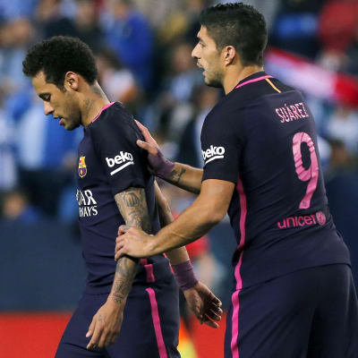 Neymar, Luis Suarez.