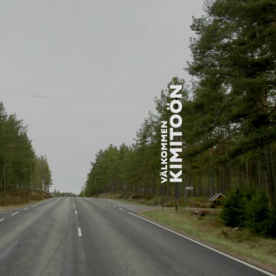 Förslag på välkomstskylt, Kimitoöns kommun. 