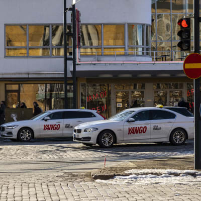 Yango takseja Helsingissä. 