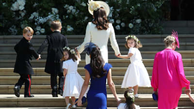 Cathrine, lilla prins George och andra barn 