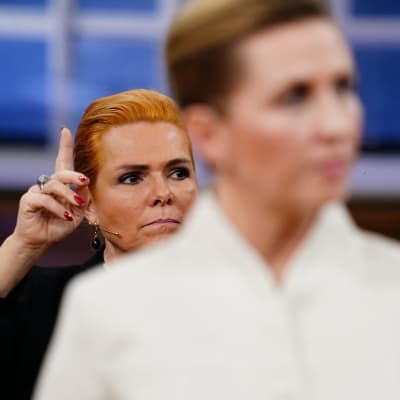 Mette Fredriksen och Inger Stojberg.