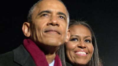 Barack och Michelle Obama.