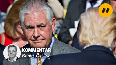 Rex Tillerson och Donald Trump.