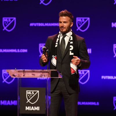 David Beckham presenterar sitt nya lag i MLS