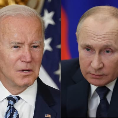 USA:s president Joe Biden och Rysslands president Vladimir Putin.