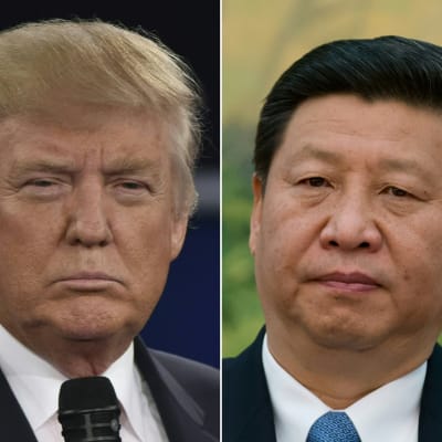 USA:s president Donald Trump och Kinas president Xi Jinping.