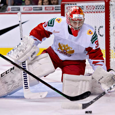 Daniil Tarasov spelade JVM i Rysslands tröja i årsskiftet.