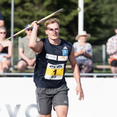 Oliver Helander i Kalevaspelen 2022.