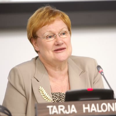 Tarja Halonen i New York 2009