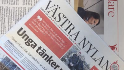 Tidningen Västra Nyland.