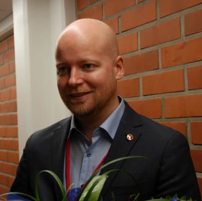 Jussi Saramo, första viceordförande för Vänsterfölrbundet