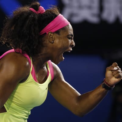 Serena Williams vann Australian Open.