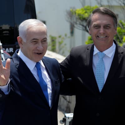 Benjamin Netnayahu och Jair Bolsonaro