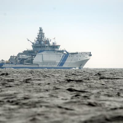 Gränskbevakningsfartyget Turva utanför Helsingfors