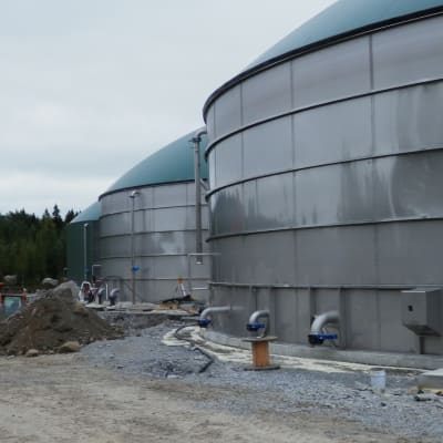 Rötningssilona vid Jeppo Biogas Ab