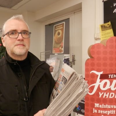 Projektchef Kaj Högstedt vid Jeppis Weekly