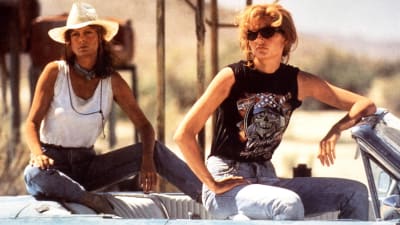 Susan Sarandon och Geena Davis i filmen Thelma & Louise 1991. 