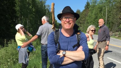 Peter Lüttge på pilgrimsleden