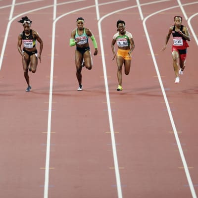 Damernas 100-metersfinal, VM 2017.