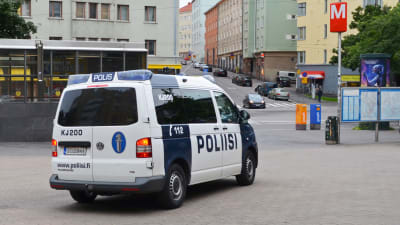 Polisen patrullerar på "Piritori"