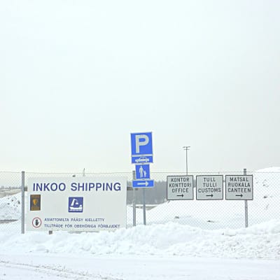 Inkoo Shippings hamn i Ingå