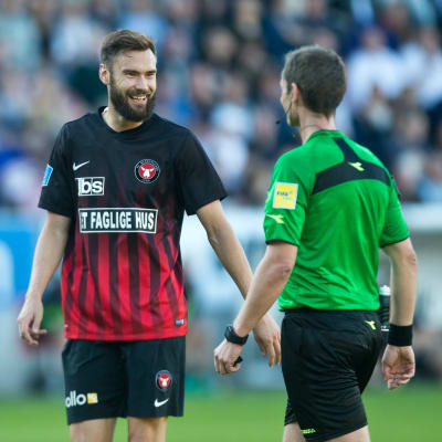 Tim Sparv i FC Midtjylland våren 2018.