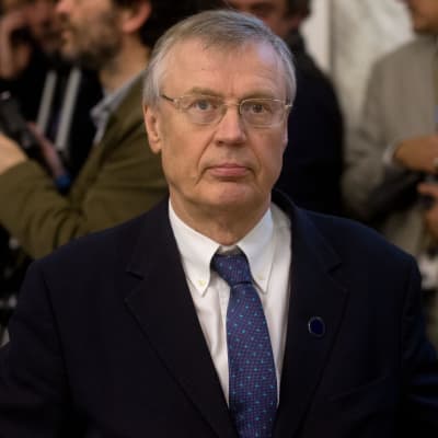Peter Stenlund vid en Libyenkonferens i Italien i mars 2014.