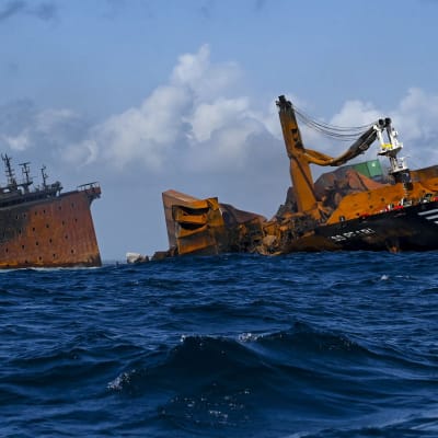 fartygsolycka utanför Sri Lanka