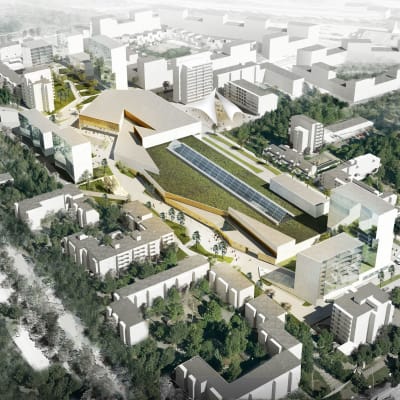 Så här ska köpcentret Lippulaiva se ut år 2020.